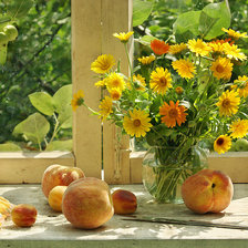 Схема вышивки «желтый натюрморт»
