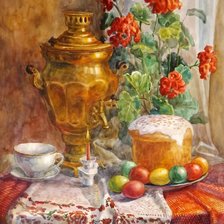 Схема вышивки «пасхальный натюрморт»