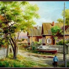 сельская улочка