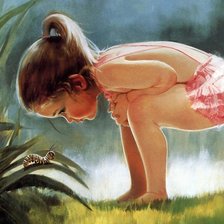 Схема вышивки «любопытство»