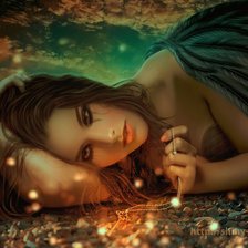 Схема вышивки «девушка»