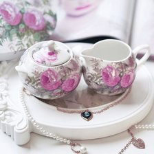 Схема вышивки «Изящный сервиз»