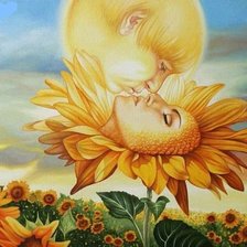 Схема вышивки «поцелуй»