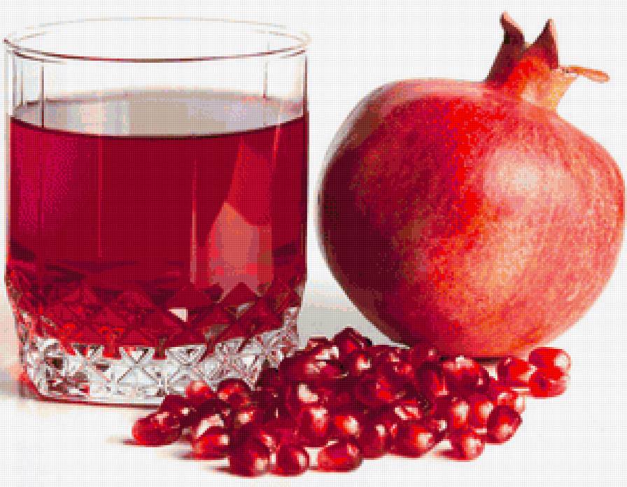 Гранатовый натюрморт - натюрморт, гранаты, фрукты, гранат, гранатовый сок, для кухни, сок - предпросмотр