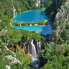 Схема вышивки «Водопад»