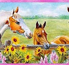 Схема вышивки «лошадки»