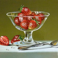 Схема вышивки «клубника»