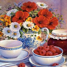 Схема вышивки «натюрморт»