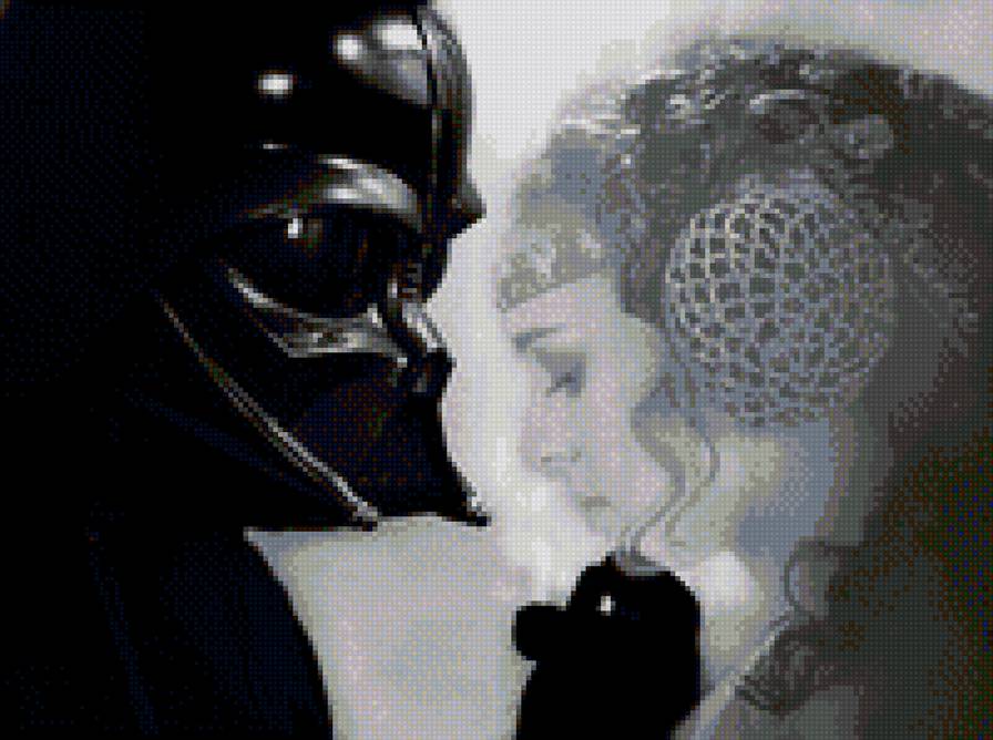 Дарт Вейдер и Падме Амидала (монохром) - любовь, дарт вейдер, star wars, звездные войны, память, падме амидала - предпросмотр