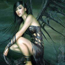 Схема вышивки «Нощен Ангел»