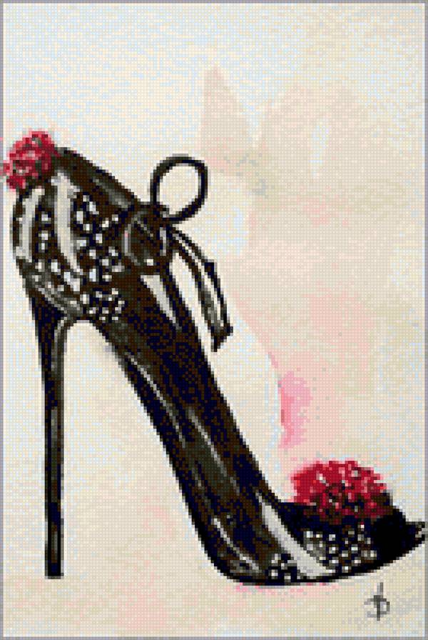 серия "каблучок" - каблучок, обувь, туфелька, стиль - предпросмотр