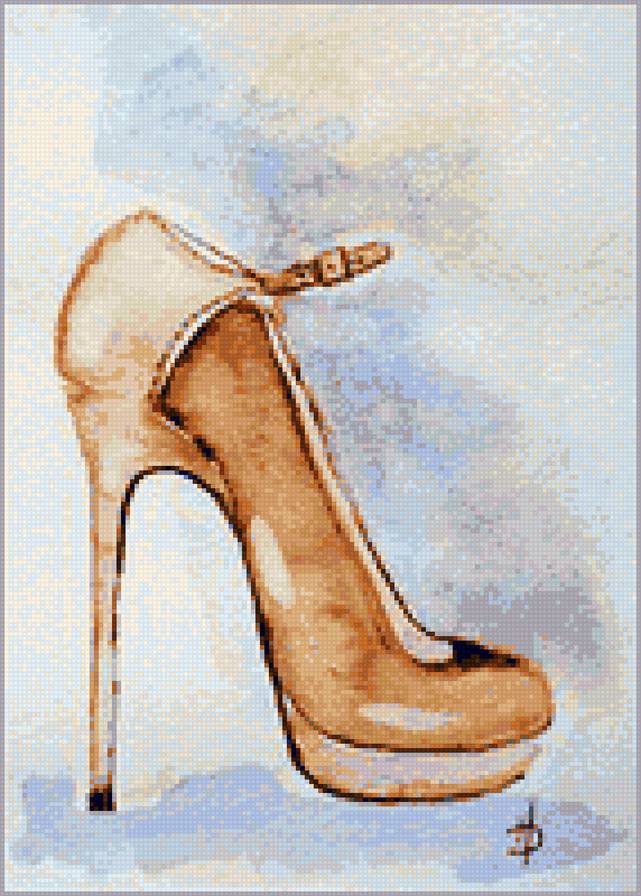 серия "каблучок" - каблучок, туфелька, стиль, обувь - предпросмотр