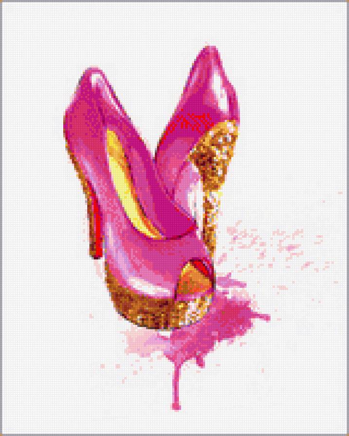 серия "каблучок" - туфелька, стиль, каблучок, обувь - предпросмотр