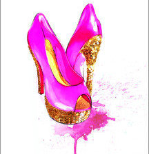 Схема вышивки «серия "каблучок"»