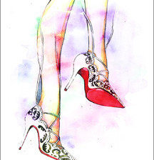 Схема вышивки «серия "каблучок"»