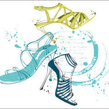 Схема вышивки «серия "каблучок"»