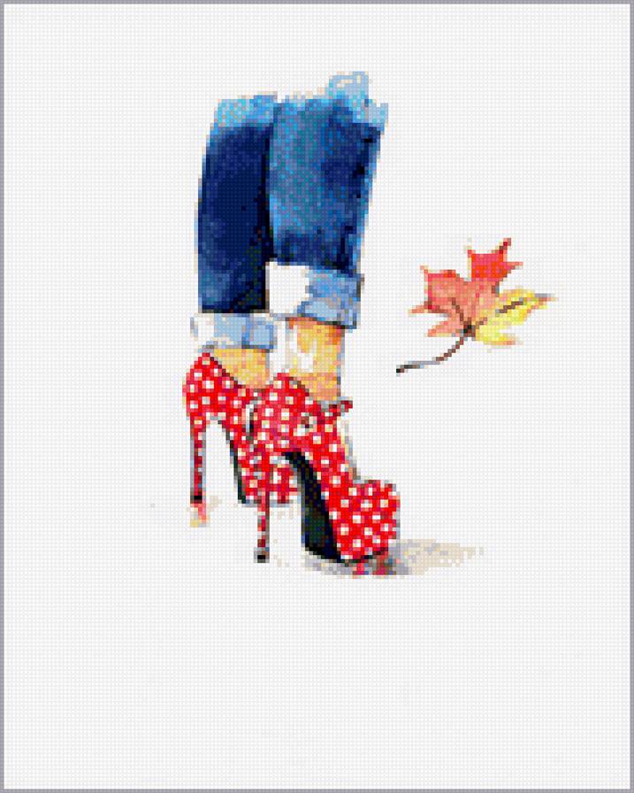 серия "каблучок" - стиль, каблучок, обувь, туфелька - предпросмотр