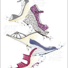 Схема вышивки «серия "каблучок"»