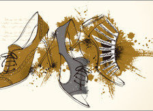 Схема вышивки «серия "каблучок"»