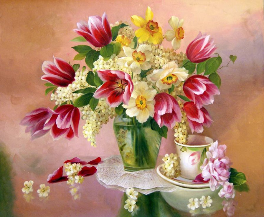 букет тюльпанов - оригинал