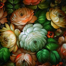 Схема вышивки «вариант для подушки»