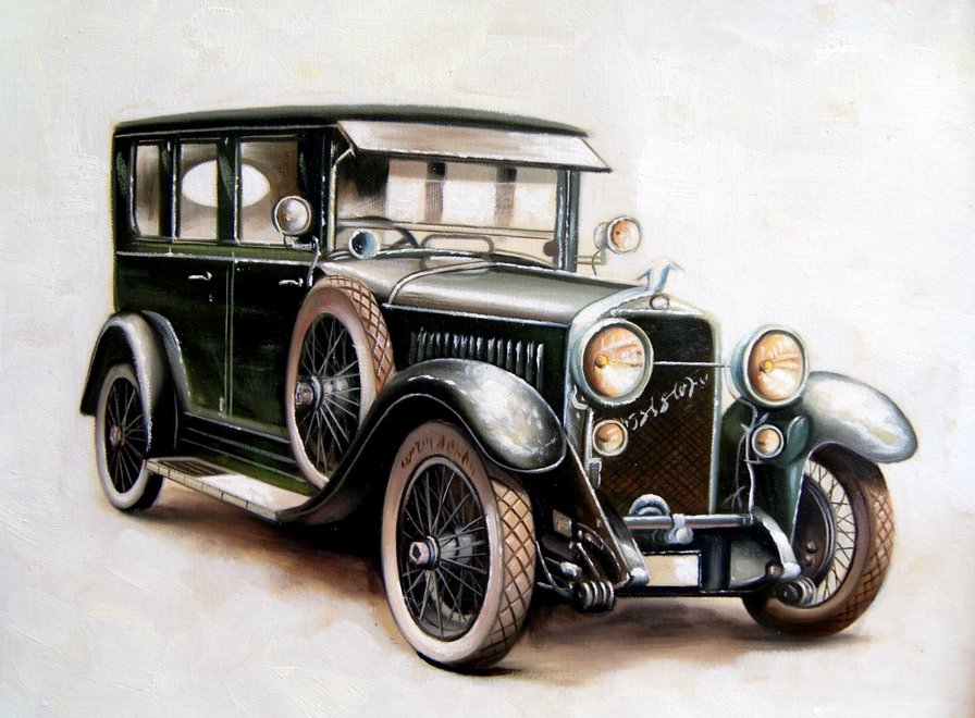 Ретро автомобиль - ретро автомобиль - оригинал