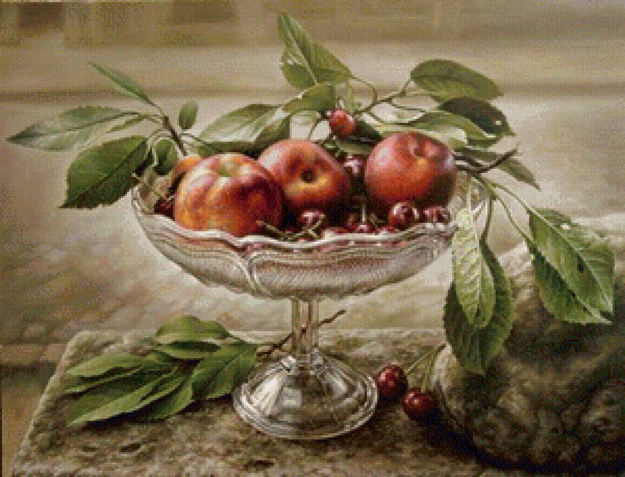 натюрморт - натюрморт, фрукты, картина - предпросмотр