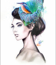 Схема вышивки «"женский образ"»