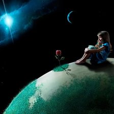 Схема вышивки «Самое дорогое на планете»