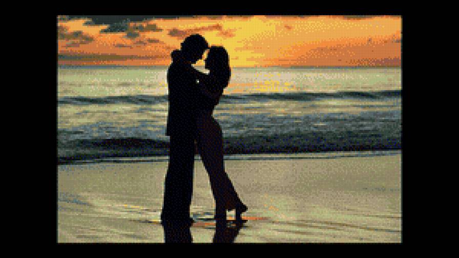 закат - закат, люди, природа - предпросмотр