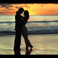 Схема вышивки «закат»