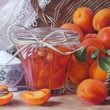 Схема вышивки «Абрикосовый конфитюр»