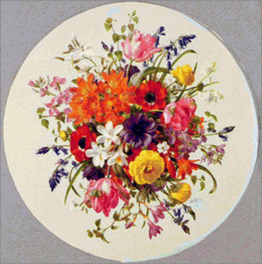 яркий букет - цветы, розы, букет - предпросмотр