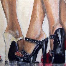 Схема вышивки «серия "каблучок"»