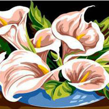 Схема вышивки «каллы»