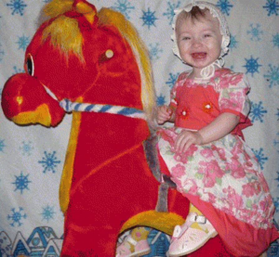 аня на коне - предпросмотр