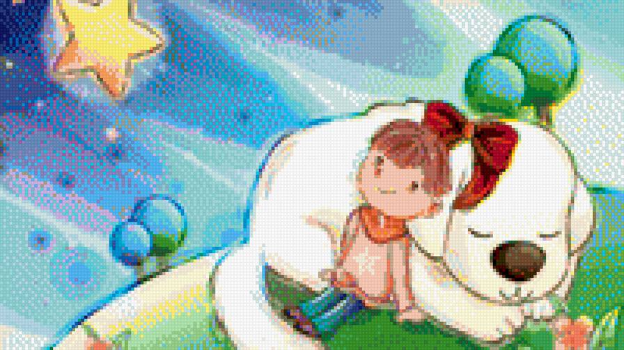 счастье - животные, дети счастье - предпросмотр