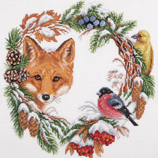 Схема вышивки «Зима»