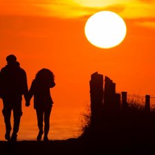 Схема вышивки «Прогулка на закате»