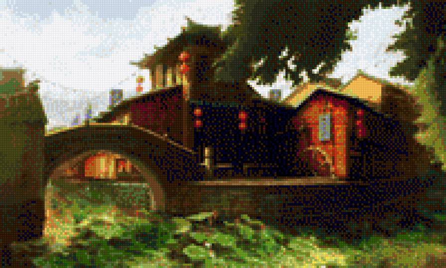 Япония - япония, город, старый город - предпросмотр