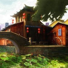 Схема вышивки «Япония»