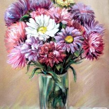 Схема вышивки «астры»