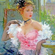 Схема вышивки «Женский образ»