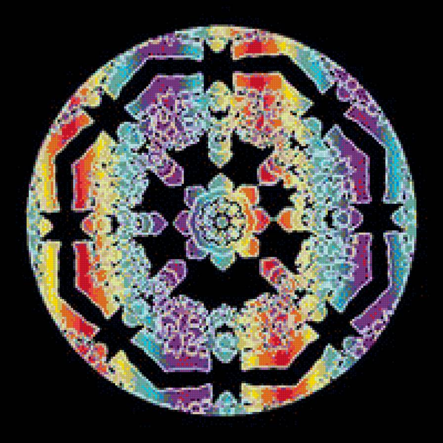 Мандала защитная - мандала, защита - предпросмотр