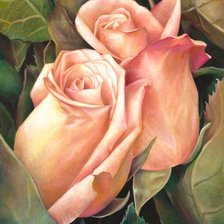 Схема вышивки «Розы»