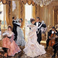 Схема вышивки «Бал 3»