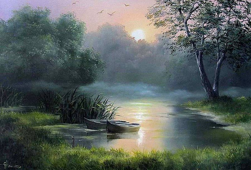 пейзаж - природа, лес, пейзаж - оригинал