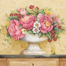 Схема вышивки «розовые пионы»