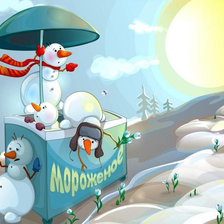 Схема вышивки «первые подснежники»