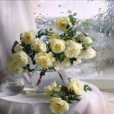 Схема вышивки «дождливое утро»